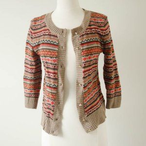 Wool-blend Fair Isle Knit Sweater